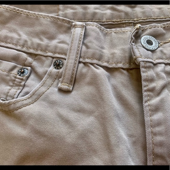 Levis 510 Cream Skinny Fit Pants - Men’s 30 x 30 - Picture 5 of 7